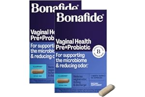 Clairvee by Bonafide. Vaginal Probiotic for Relief from Odor, Itching, & Discharge. — 2-Month Supply (30 Capsules)