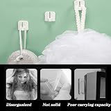 CCLKHY 10Pcs Self Adhesive Hooks Net Curtain Hooks Plastic Sticky Hooks view 6