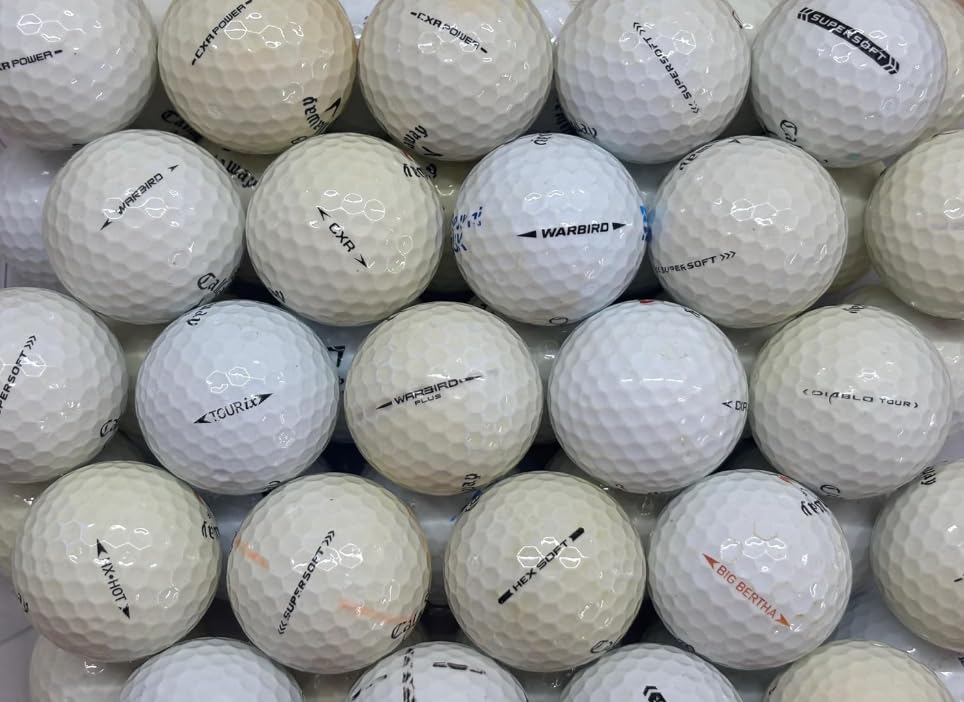 50 Golf Lake Balls for Callaway- Grade B Condition (used not new)