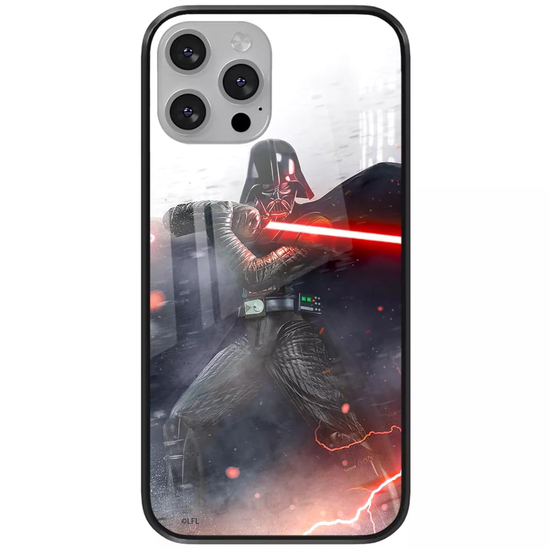 ERT GROUP mobile phone case for Apple Iphone 13 PRO original and officially Licensed Star Wars pattern Darth Vader 002 made of hardened glass, optimally adapted to the mobile phone, protective cover