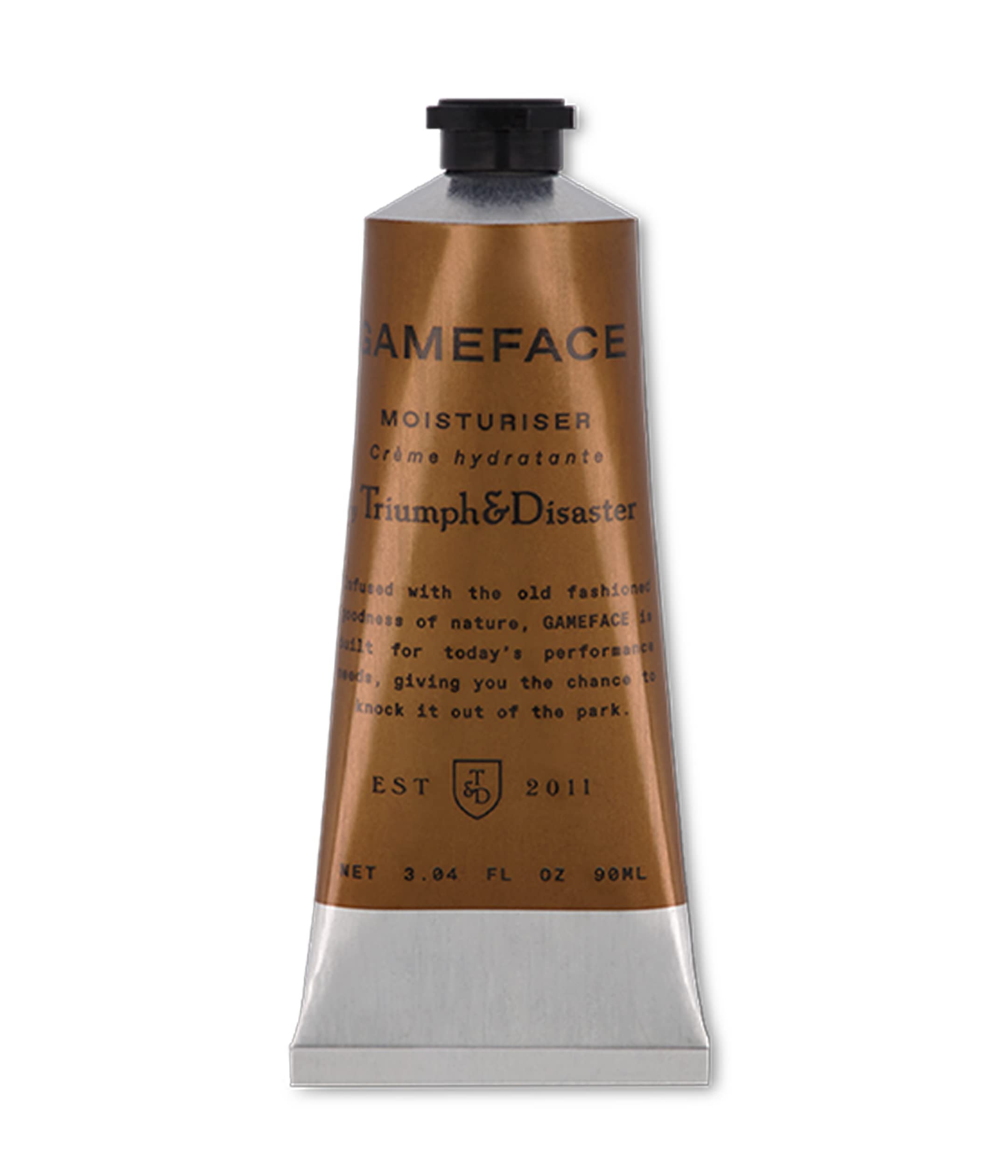 Triumph & Disaster | Gameface Moisturiser Tube | Hydrating Facial Moisturizer - Lightweight, Non-Greasy Facial Lotion for Men, 90ml