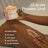 Bare Botanics Matcha Eucalyptus Sea Salt Body Scrub 24oz Natural Vegan Cruelty view 3