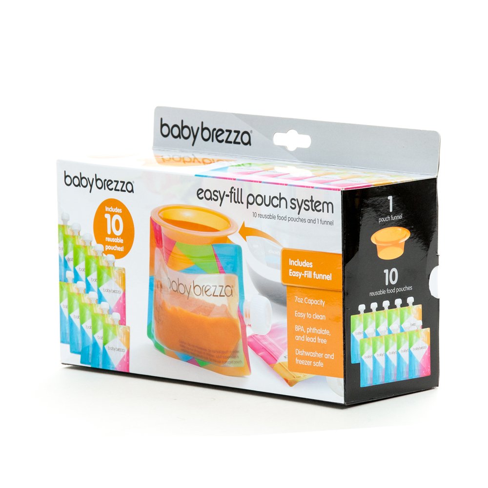 Baby Brezza Reusable Baby Food Storage Pouch Make Organic Food Puree for Your 886267002076 eBay
