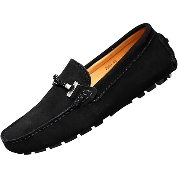 Amazon.com | Santimon Men's Suede Casual Loafers Comfortable