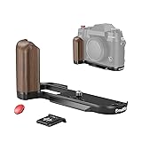 SMALLRIG X-T50 Handgrip, Wooden L-Shape Grip for
