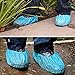 HouseHold Impressions 110 Pack Extra Thick Large Disposable Blue Shoe & Boot Covers for Indoor/Outdoor & Traveling | 55 Pairs of Non-Slip Booties for Home, Medical, Workplace | One Size Fits Most
