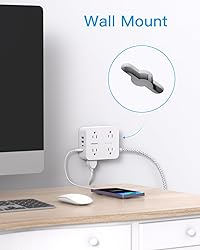 PD 30W USB C Power Strip Surge Protecor, HANYCONY 8