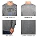 NBA Ultra Game Men's Performance Poly Long Sleeve T-Shirt, Charcoal Gray, ,