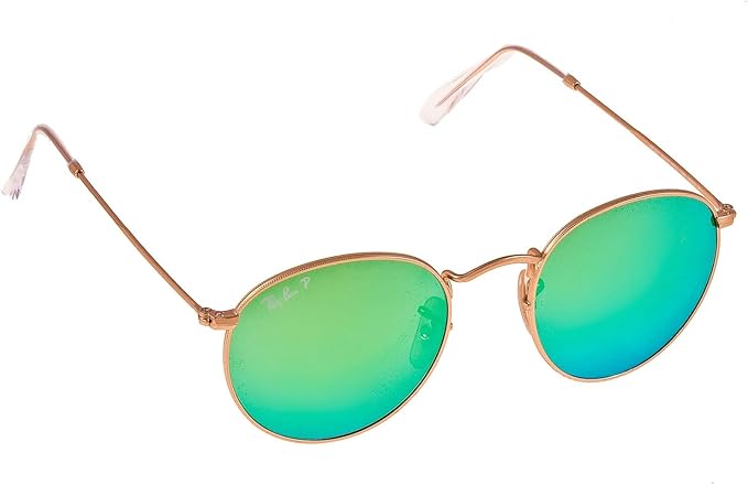 ray ban round flash sunglasses