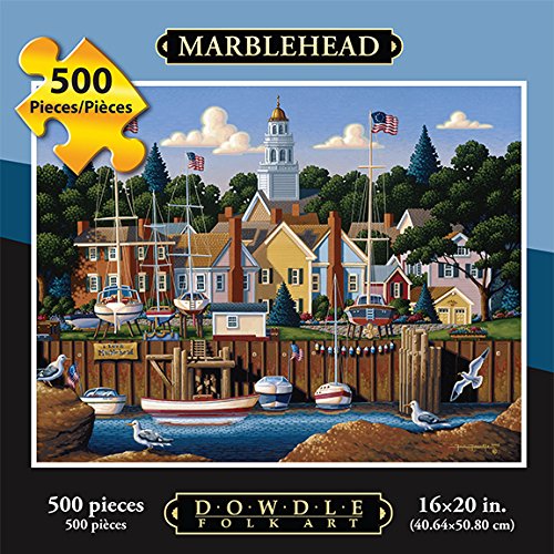 Jigsaw Puzzle - Marblehead Massachusetts 500 Pc By Dowdle Folk Art