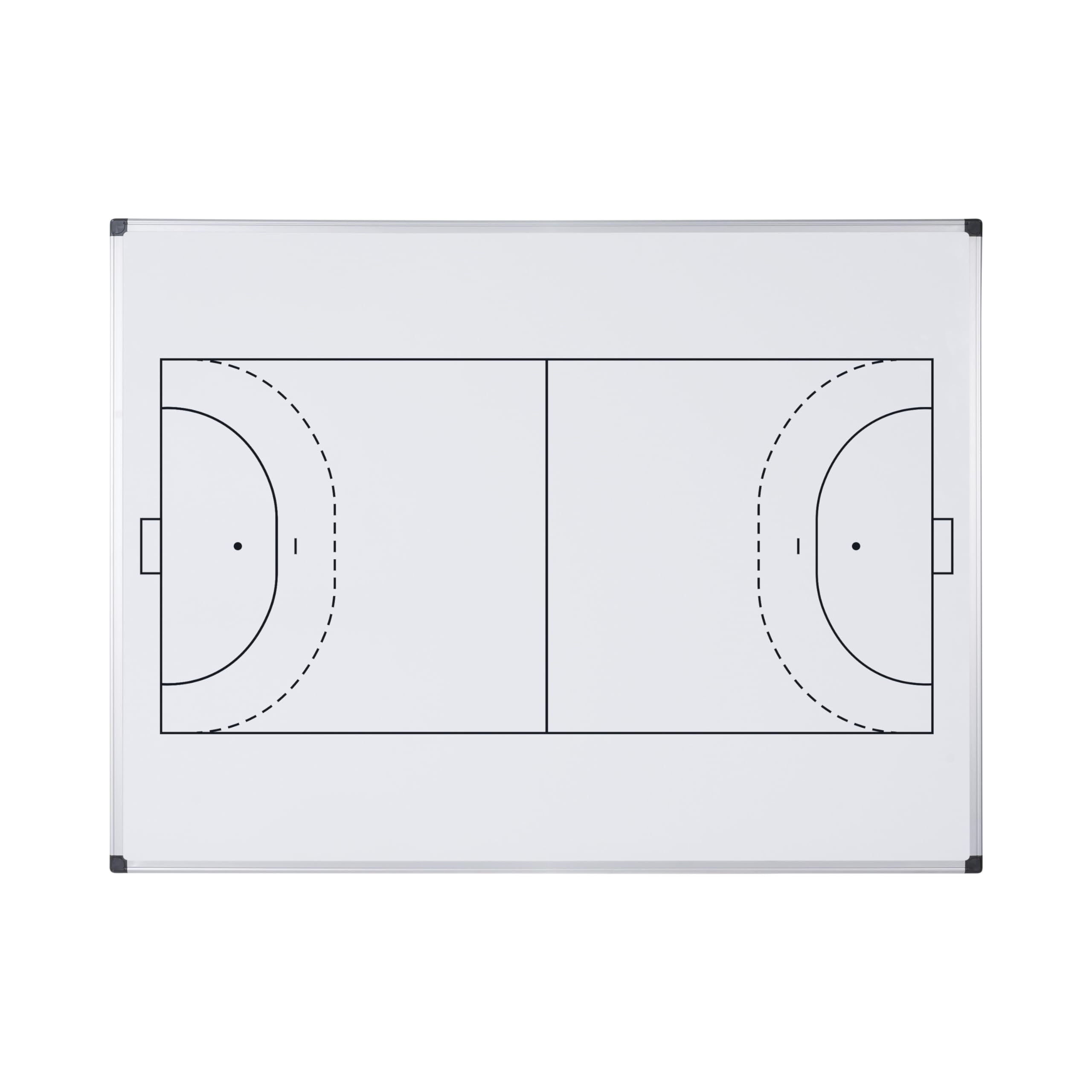 Bi-Office Maya Magnetic Handball Printed Whiteboard - A3 - Lacquered Steel Printed Surface, Aluminium Frame