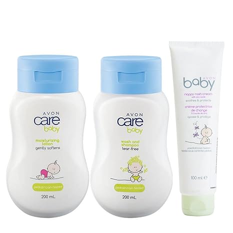Buy Avon Baby Care Wash Shampoo 200ml Body Lotion 200ml