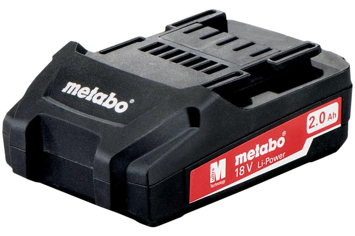 Metabo 625596000 18 V 2.0Ah Li-Ion Slide in Style Battery