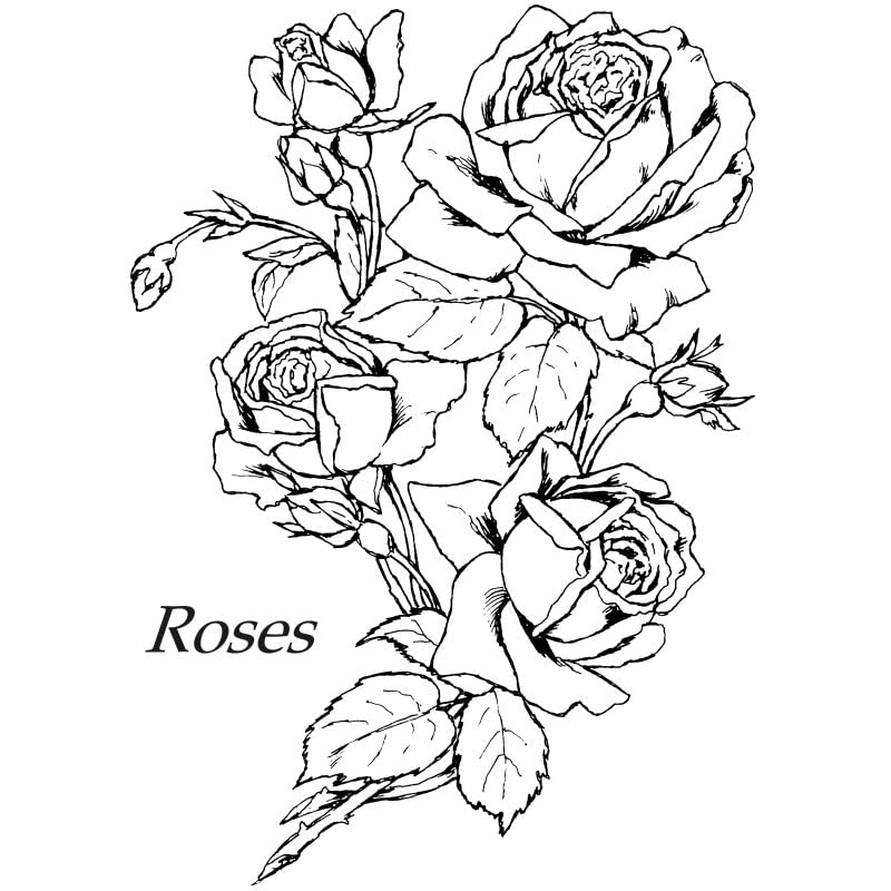 Art Stamps Roses Stamp