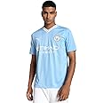 Manchester City FC Men’s 2023/24 Replica Home Soccer Jersey - Team Light Blue - Size: S