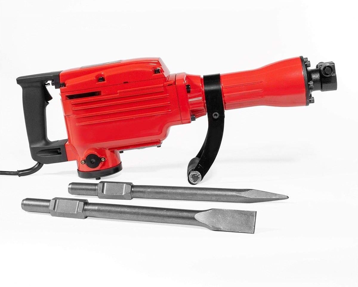 9TRADING Electric Demolition Jack Hammer Concrete Breaker Punch Chisel