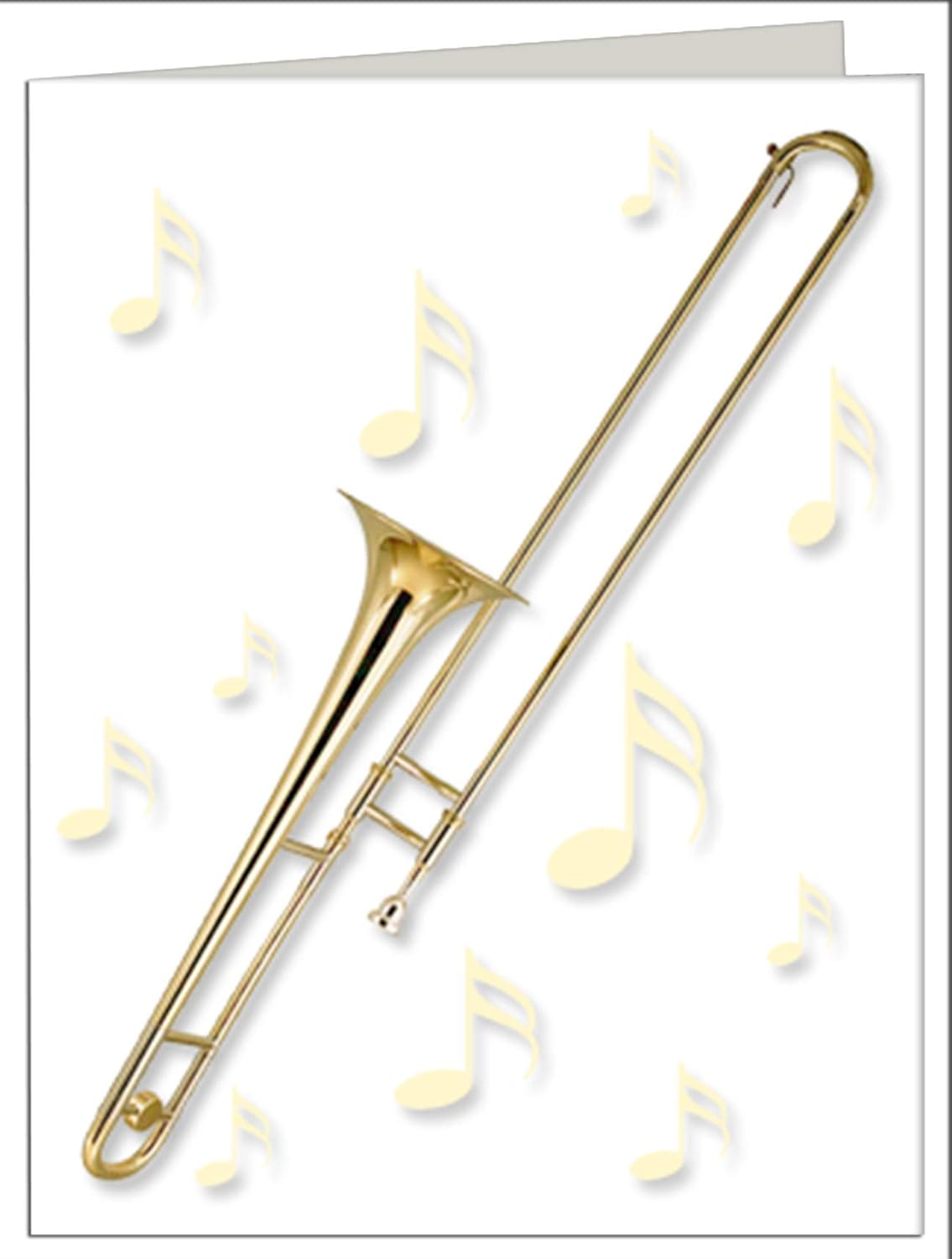 Trombone Note Cards Handmade