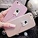 Iphone 6 cases,I-Fashion 3D Cute Bling Glitter Rubber Case with Sparkly Crystal Rhinestones bow knot pearls pendant Charms for iphone 6/6s Champagne Gold