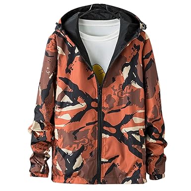 Amazon Happyjp 迷彩 ジャケット メンズ ウィンドブレーカー