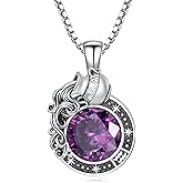 LONAGO Zodiac Sign Necklace Celestial Constellation Necklace Horoscope Astrology Zodiac Pendant Necklace Gift for Women