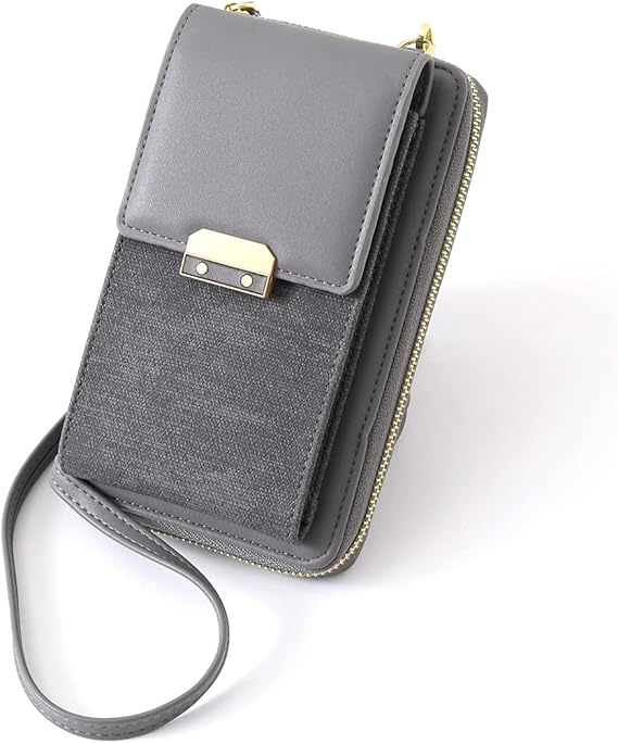 Amazon メール便 Joknet スマホポーチ お財布ショルダー レディース お財布ポシェット スマホショルダー ショルダーバッグ 軽量 斜めがけ コインケース グレー F Joknet ジェイ オー ケーネット ショルダーバッグ