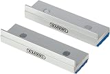 Draper 100mm Soft Vice Jaws with Heavy-Duty Magnets Aluminium view 4