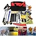 Furuix 58pcs Paintless Dent Repair Kit Paintless Dent Repair Kits Car Dent Puller Slide Hammer Kits Hail Repair Kit Dent Repair Paintless Dent Repair Kit Glue Puller Kit with Tab Lifter G Tab Lifter