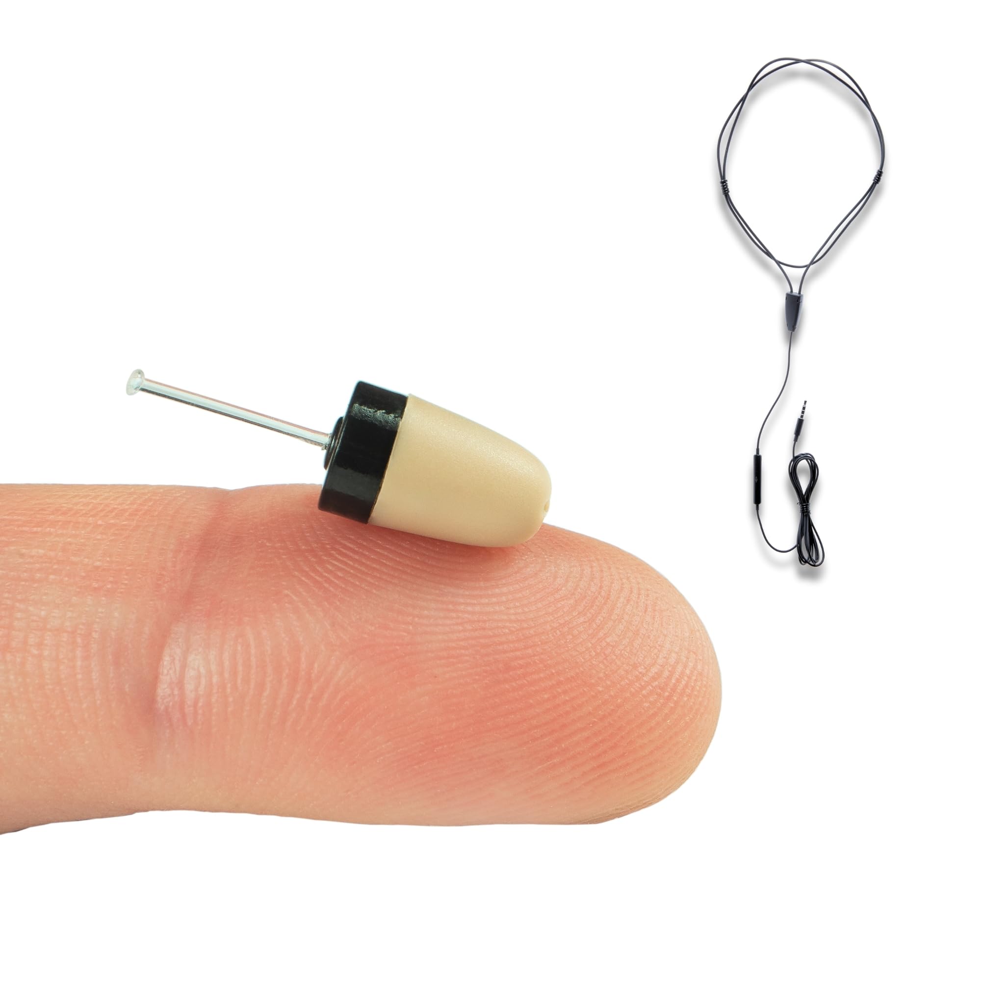 PingaOculto Spy Earpiece Wireless Earphones Invisible Hidden Mini Headset Exam Phone with Microphone - Secret Earphone Micro Listening Device Hearing in Ear Cheating (Spy Earpiece Vip Pro SuperMini) — image 1