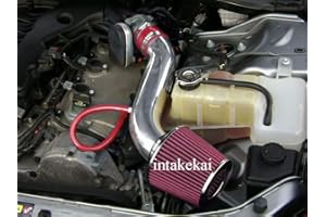 INTAKE KAI PERFORMANCE SHORT RAM AIR INTAKE KIT FIT FOR 2005-2010 DODGE CHALLENGER CHARGER MAGNUM CHRYSLER 300 WITH 3.5L V6 ENGINE (RED)