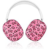 Joyleop for Airpods Max Case - Durable Hard for AirPods Max Covers, Cute Protective Headphones Case with Unique Design, Pretty Essential Accessories for Headphones, Bow Hearts