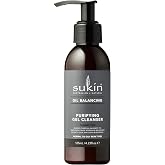 SUKIN Oil Balancing Charcoal Gel Cleanser, 125 ML