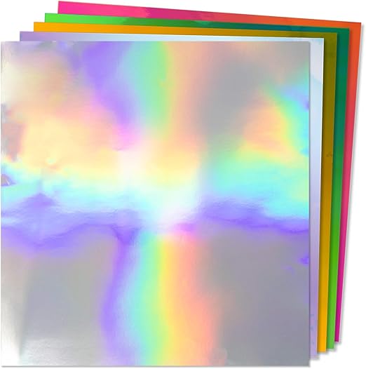 Holographic Vinyl Permanent [10 Pack, 12 x 11 inch