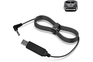 SGEOYPIL Power Cord Compatible with Cobra RAD 480i 350 380 450 Uniden DFR1 DFR3 DFR5 Whistler Laser Speed Radar Detector for Car Charging Cable - 9.8FT