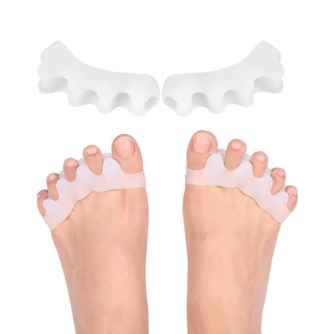 Gel Toe Separator 2 Pair Gel Bunion Corrector Toe Straighteners