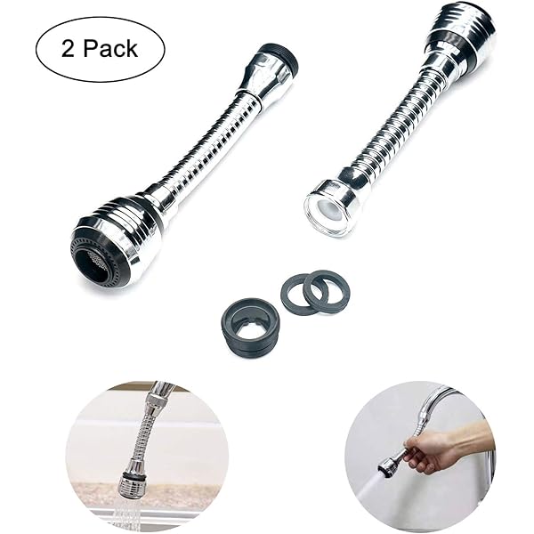 360 Rotate Swivel Faucet Sprayer 2 Pieces Kitchen Faucet