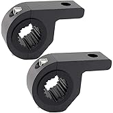 Motorcycle Bull Bar Mounting Bracket 2PCS Horizontal Light Mount Clamp Kit for 0.75" /0.87"/1.1"/1.25" Tubes fit for LED Driving Lights, Spotlights Fits Truck, ATV, & Motorcycle Crash Bars