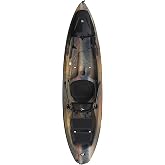 Pelican Seek 100XP - Sit on top Fishing Angler Kayak - Twin-Arched Multi-Chine Hull - Lightweight - 10 ft