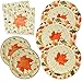 Gift Boutique Thanksgiving Fall Plates & Napkins Autumn Leaves for 50 Guests 50 10
