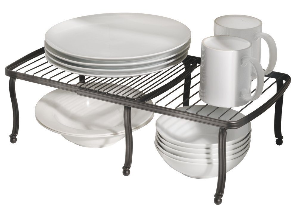 Mdesign Expandable Shelf Free Standing Kitchen Shelf For Kitchen