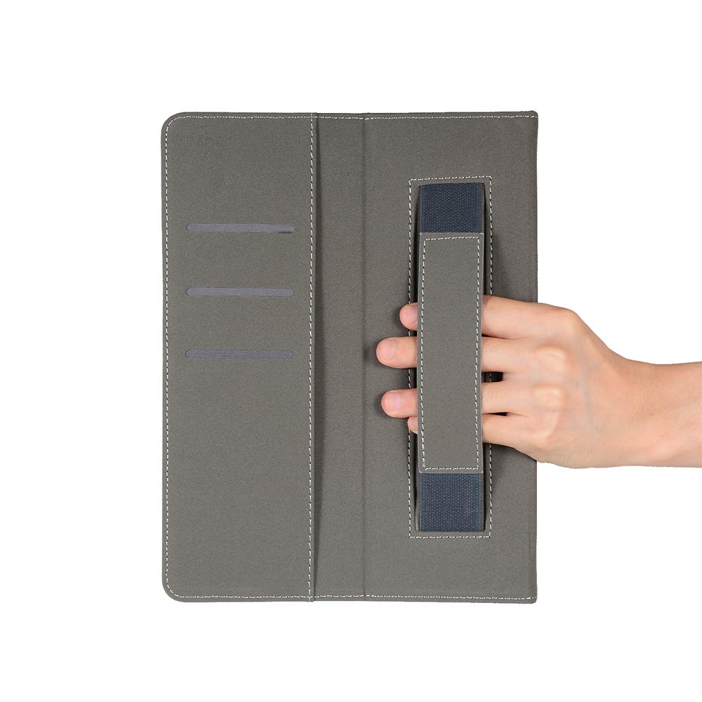 Hülle für Apple Neu iPad 2018 / 2017 9.7 mit Apple Pencil Halter und effektive Wärmeableitung TPU hintere Abdeckung, MLorras Premium Business Ultradünn Superleicht Stoßfest Smart Schutzhülle mit Auto aufwachen / Schlaf und Einstellbarem Stä