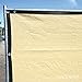 Fence4ever 5'x50' 5ft Tall 3rd Gen Tan Fence Privacy Screen Windscreen Shade Cover Mesh Fabric (Aluminum Grommets) Home, Court, or Construction