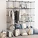 Tespo Wire Storage Cubes Modular Shelving Unit DIY Metal Grid Closet Organizer System, Bookcase, Cabinet (20 Cubes)