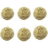 Soldering Iron Tip Cleaner,Solder Brass Wire for Soldering Station(6pcs) | Copper wire ball, reusable, clean countertop, widely used