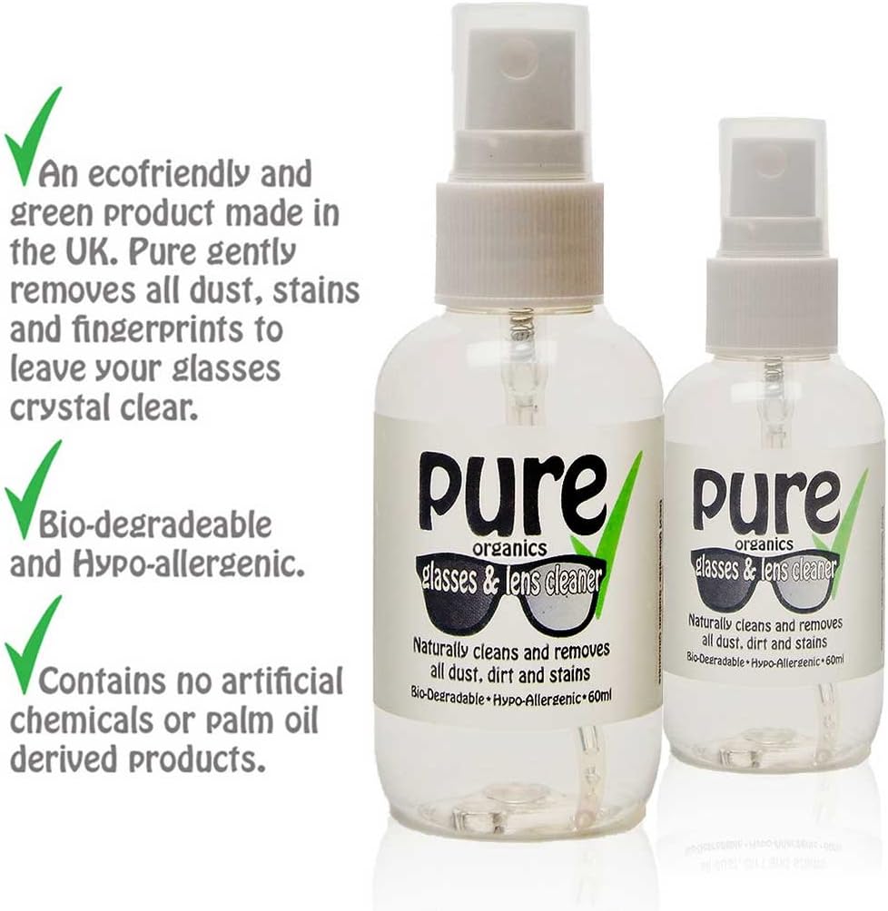 Glasses Sunglasses Lens Cleaning Kit, 2 Handy 60ml Bottles Plus 2 Super Large - Image 5