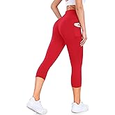GROTEEN Leggings for Women with Pockets - High Waisted Tummy Control Yoga Pants for Running Workout