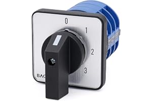 Baomain 660V 40A 4 Positions 3 Phase 12 Terminals SZW26-40/0-3.3 Changeover Control Rotary Cam Switch