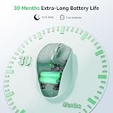 TECKNET 2.4G Wireless Mouse 4800 DPI 6 Gradients Ergonomic Green view 5