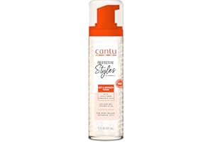 Cantu Protective Styles by Angela Set & Refresh Foam with Apple Cider Vinegar & Aloe, 8 Ounce