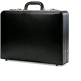 BAGAKE Briefcases for Men, 16 Inch Laptop Briefcase, Black | Anti-theft dual lock design, waterproof faux leather, multi-file organizer,business bag for office, work and travel