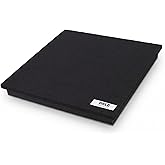 Sound Dampening Speaker Riser Foam - 15&rdquo; x 15&rdquo; Audio Acoustic Noise Isolation Platform Pads Recoil Stabilizer w/Rubber Base Pad For Studio Monitor, Subwoofer, Loud Speakers